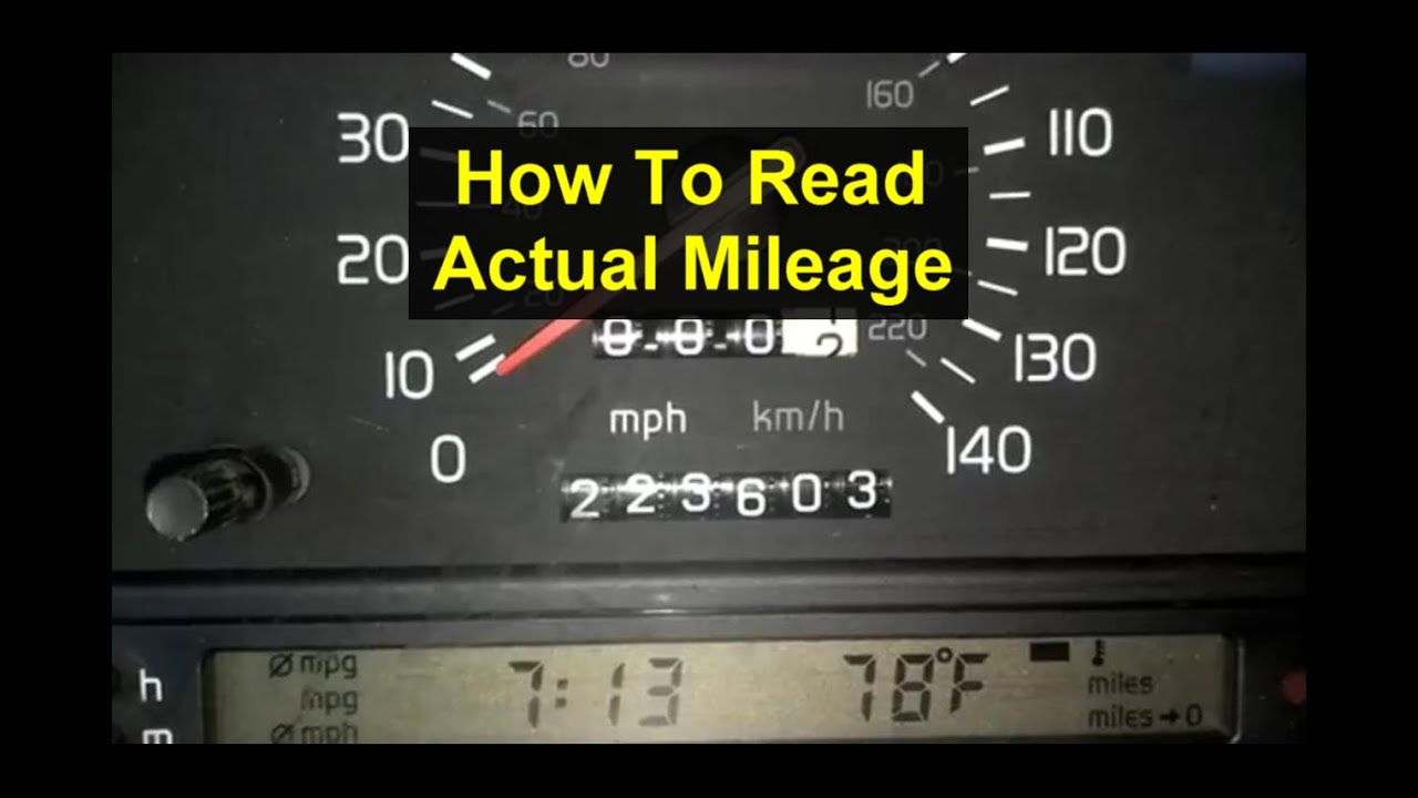 How to Read an Old Odometer? Expert Tips to Decode Mileage How to Read an Old Odometer? Expert Tips to Decode Mileage
