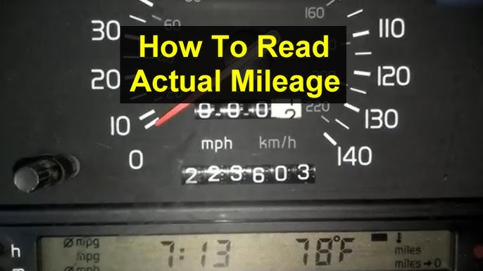 How to Read an Old Odometer? Expert Tips to Decode Mileage How to Read an Old Odometer? Expert Tips to Decode Mileage