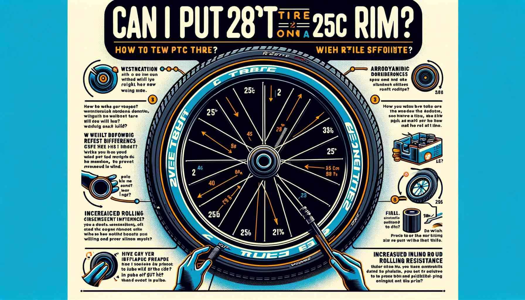 Can I Put 28C Tire on 25C Rim